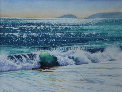 Shimmering Sea Looe Bay-Graham Munt-Artist