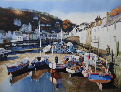 Cold afternoon, Polperro